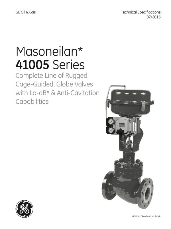 Severe Service Control Valves Baker Hughes Masoneilan Valvenco Limited